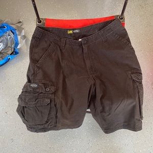 Lee cargo shorts. Black. Size 36